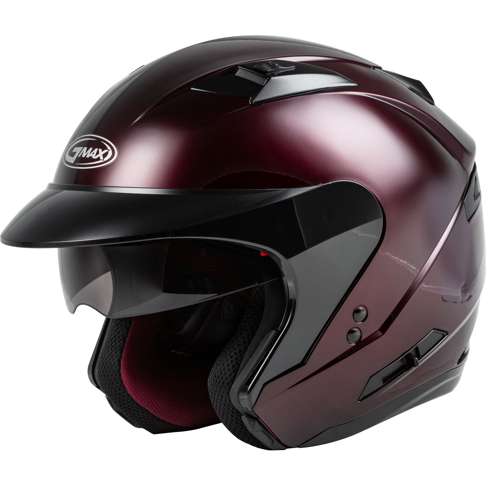 GMax OF-77 Open-Face Helmet - Wine Red - X-Small O1770103_1008015