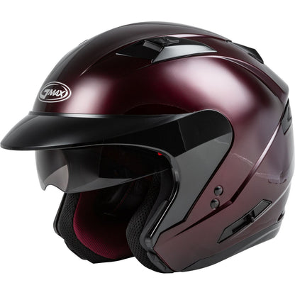 GMax OF-77 Open-Face Helmet - Wine Red - X-Small O1770103_1008015