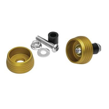 Kuryakyn Lodestar Front Axle Sliders Gold 3801_704203