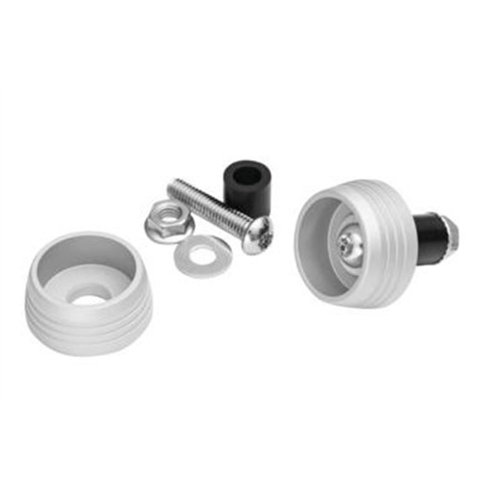 Kuryakyn Lodestar Front Axle Sliders Silver 3807_704205