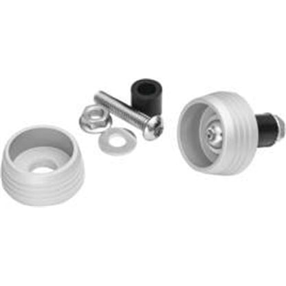 Kuryakyn Lodestar Front Axle Sliders Silver 3807_985536