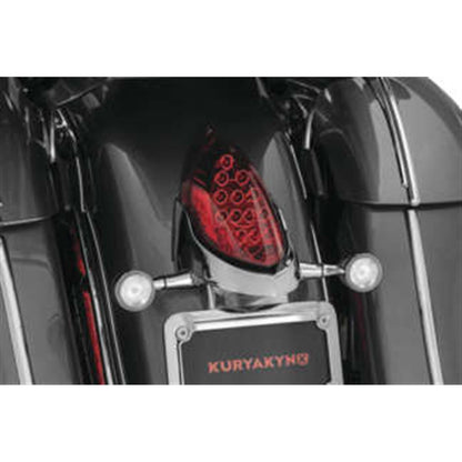Kuryakyn Custom Rear Turn Signal and License Plate Mount for Indian Chrome 3128_993987