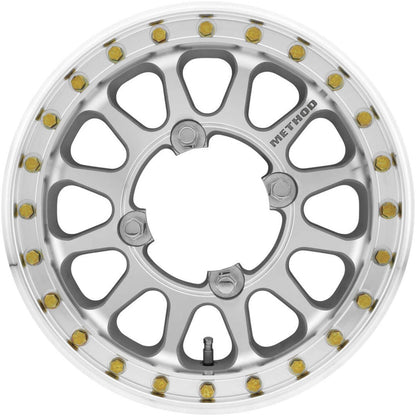 Method Race Wheels 401-R Beadlock Wheels - 15x5, 5+0, 4/136, Machined [MPN: MR40155047346B2]_983985