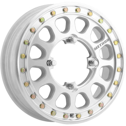 Method Race Wheels 401-R Beadlock Wheels - 15x5, 2.5+2.5, 4/156, Machined [MPN: MR40155046300B2]_984643