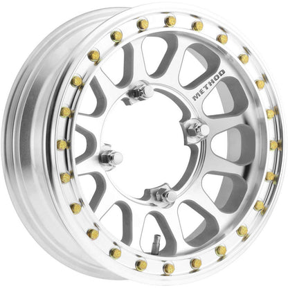 Method Race Wheels 401-R Beadlock Wheels - 15x5, 5+0, 4/156, Machined [MPN: MR40155046346B2]_981666
