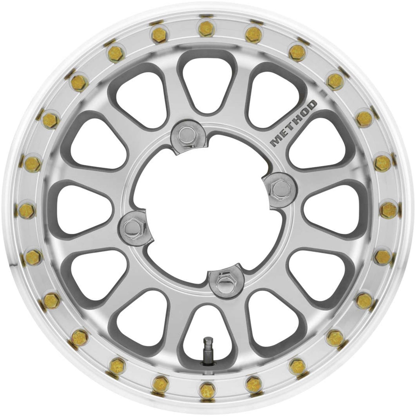 Method Race Wheels 401-R Beadlock Wheels - 15x5, 5+0, 4/156, Machined [MPN: MR40155046346B2]_981665