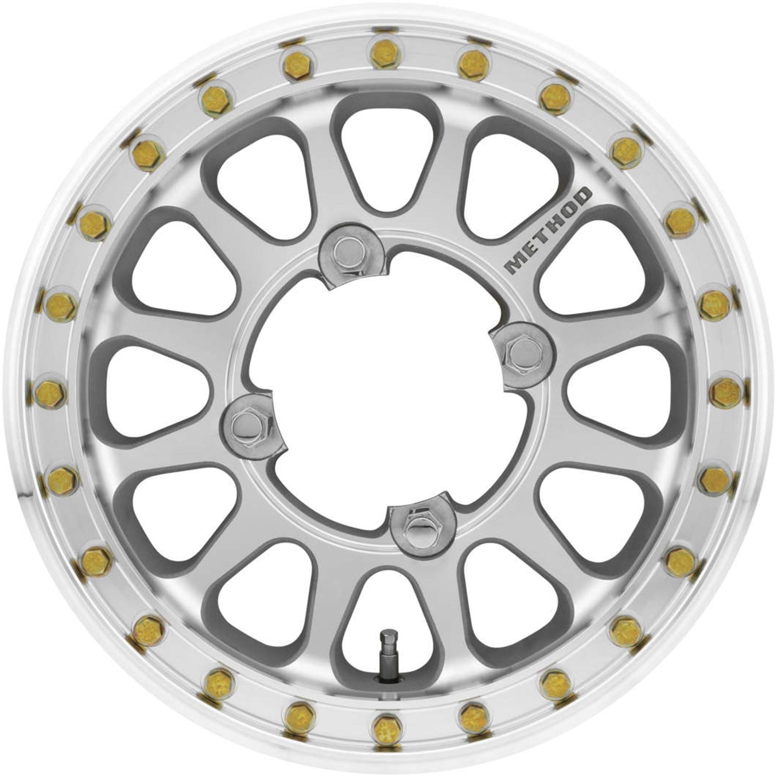 Method Race Wheels 401-R Beadlock Wheels - 15x5, 5+0, 4/156, Machined [MPN: MR40155046346B2]_981665
