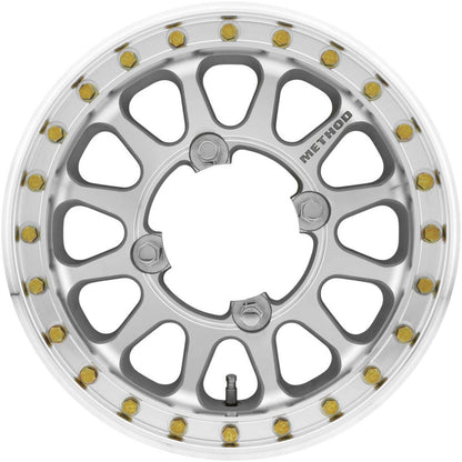 Method Race Wheels 401-R Beadlock Wheels - 15x5, 5+0, 4/156, Machined [MPN: MR40155046346B2]_981665
