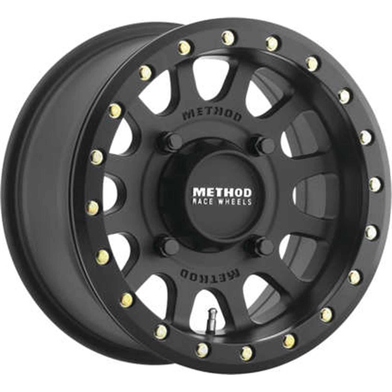 Method Race Wheels 401 Beadlock Wheels - 15x6, 5+1, 4/136, Matte Black [MPN: MR40156047551B]_994628