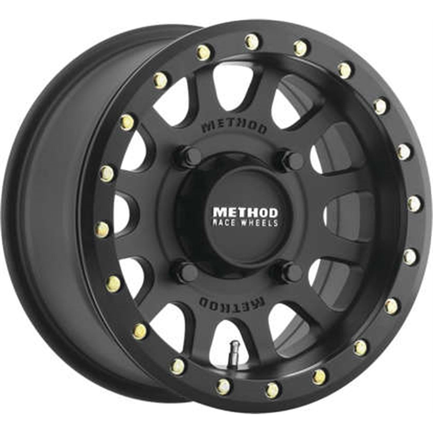 Method Race Wheels 401 Beadlock Wheels - 15x6, 5+1, 4/156, Matte Black [MPN: MR40156046551B]_981040