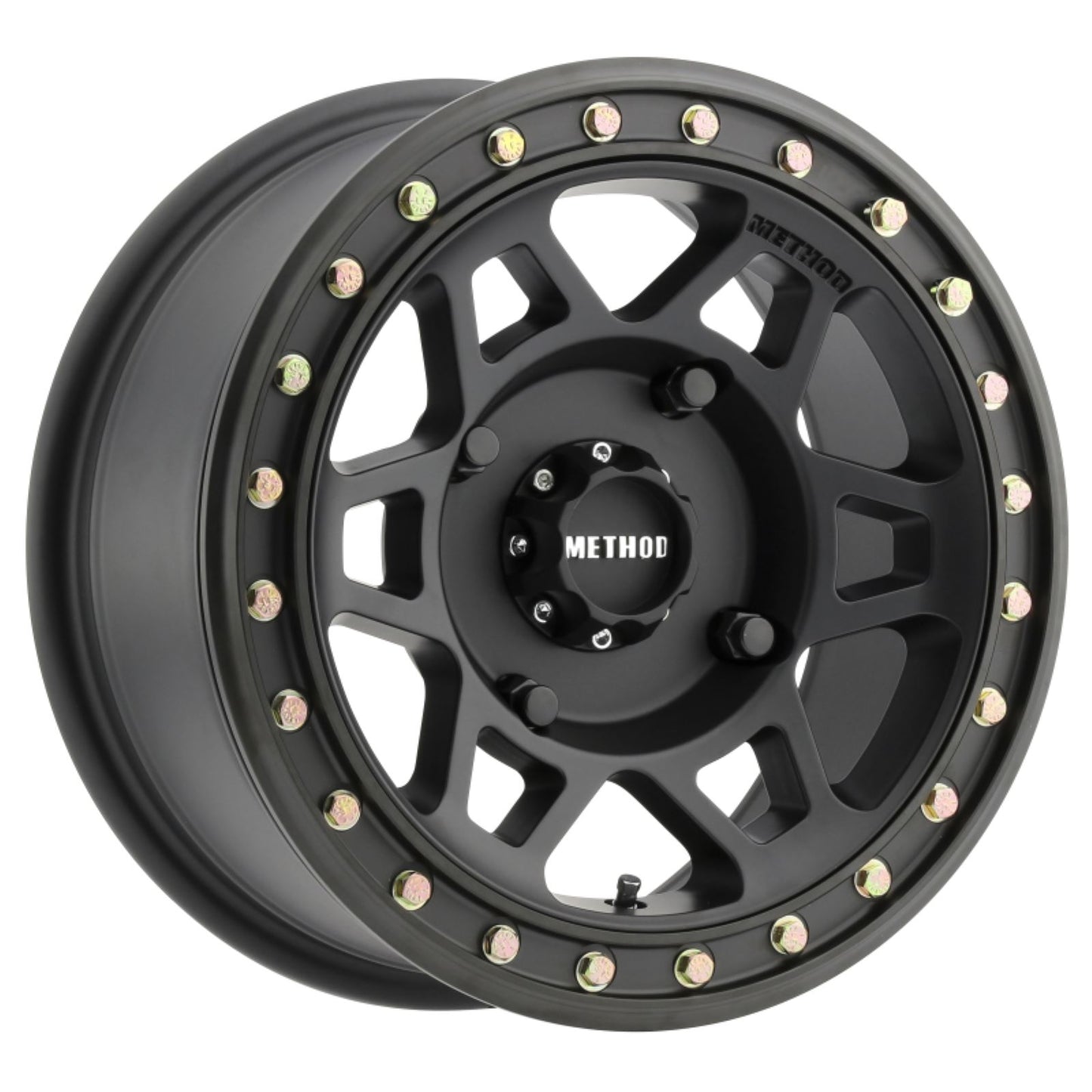 Method Race Wheels 405 Beadlock Wheels - 15x7, 4+3, 4/136, Matte Black [MPN: MR40557047543B]_1663391