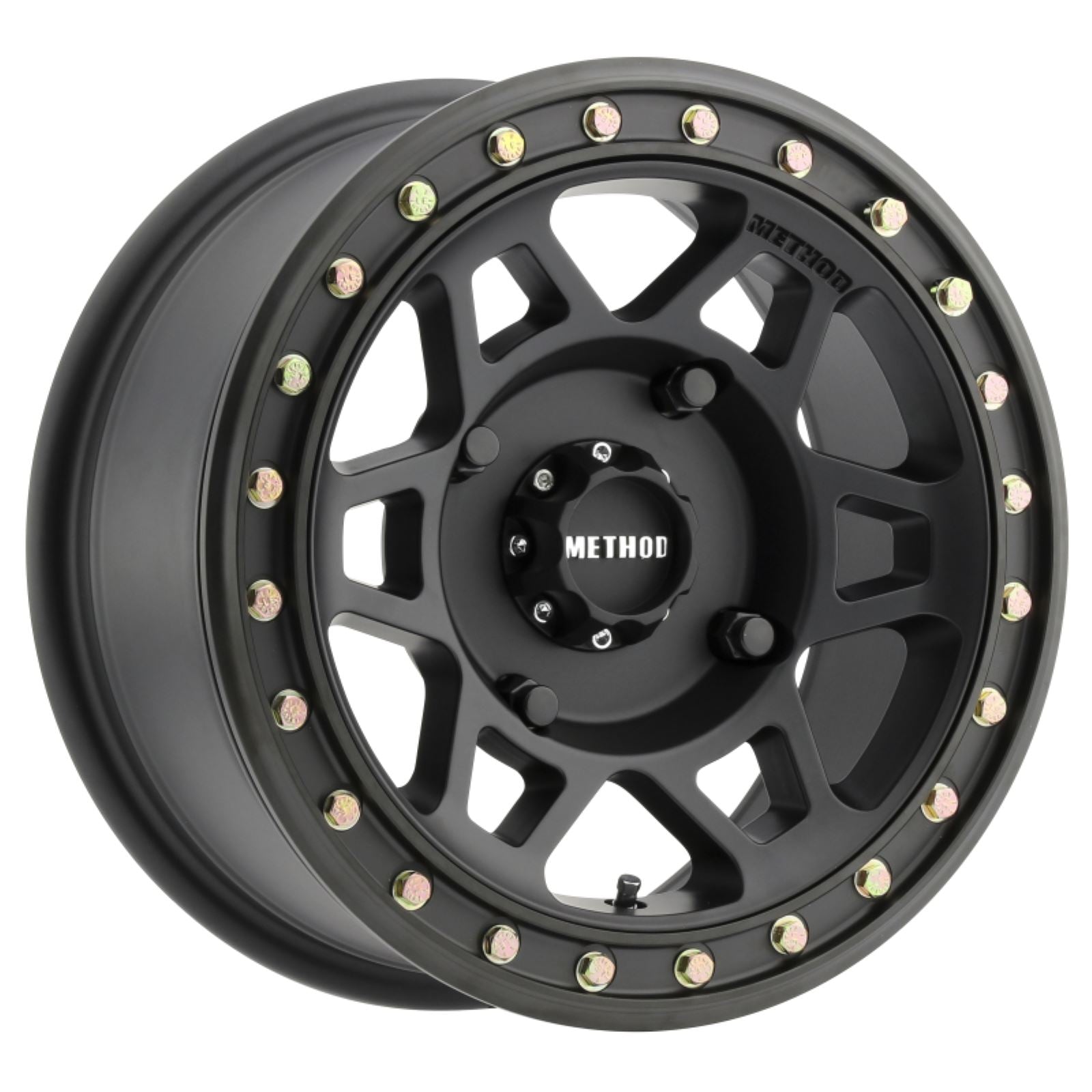 Method Race Wheels 405 Beadlock Wheels - 15x7, 4+3, 4/136, Matte Black [MPN: MR40557047543B]_1663391