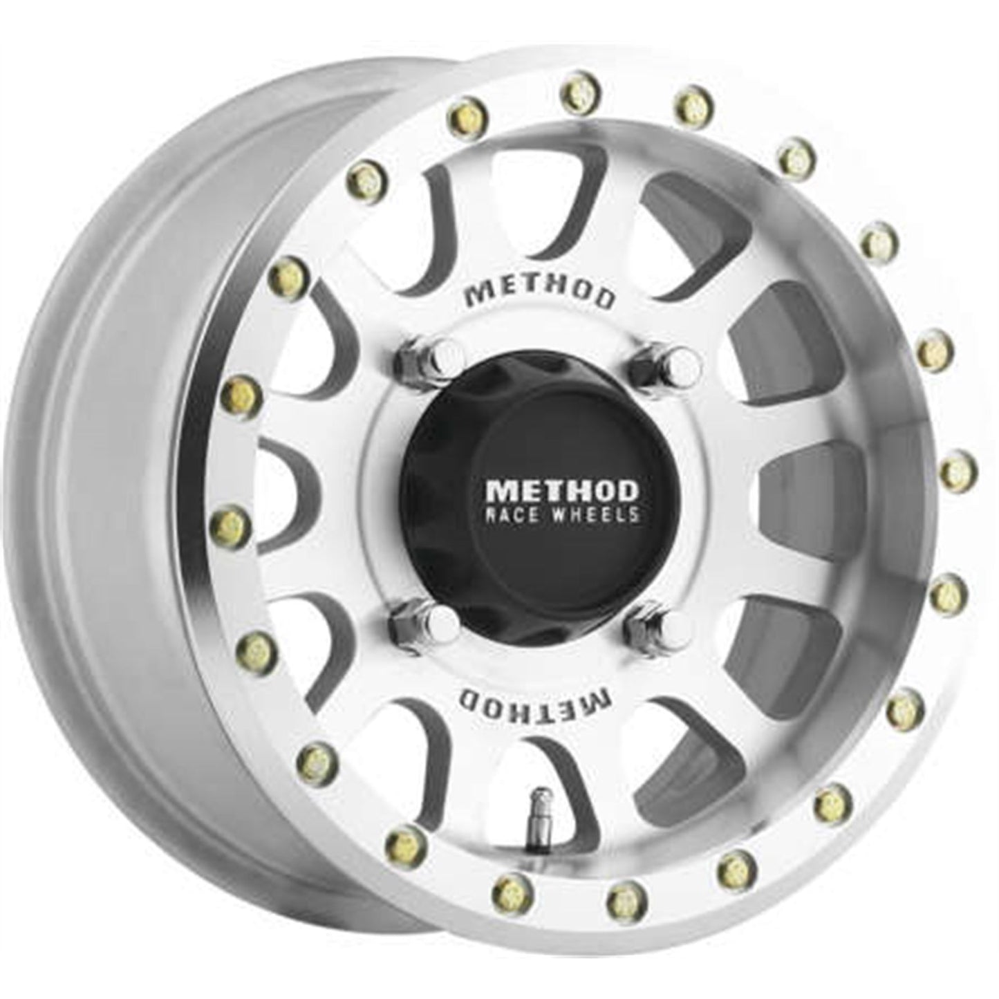 Method Race Wheels 401 Beadlock Wheels - 14x7, 5+2, 4/156, Machined [MPN: MR40147046352B]_981271