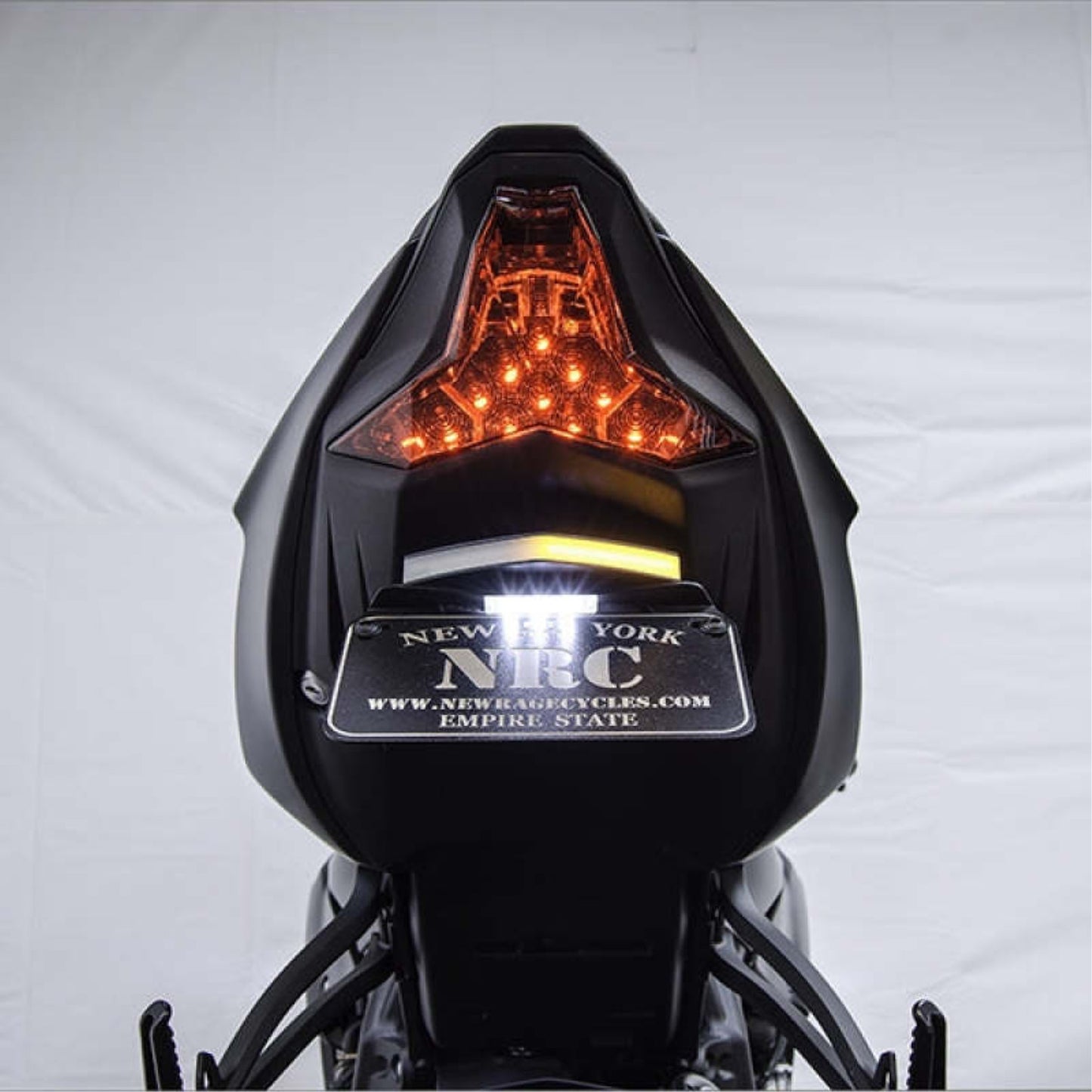 New Rage Cycle Fender Eliminator Kit for 19+ Kawasaki ZX-6R [MPN: ZX6R-FE-S]_1462267