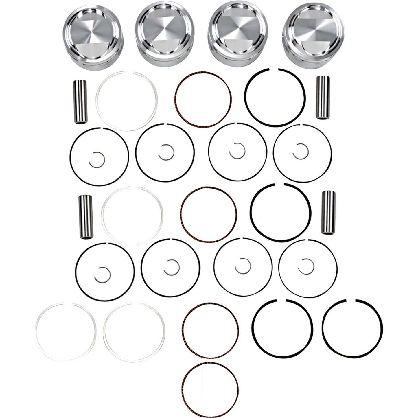 J.E. Pistons Piston Kit for Kawasaki 125473_1089492