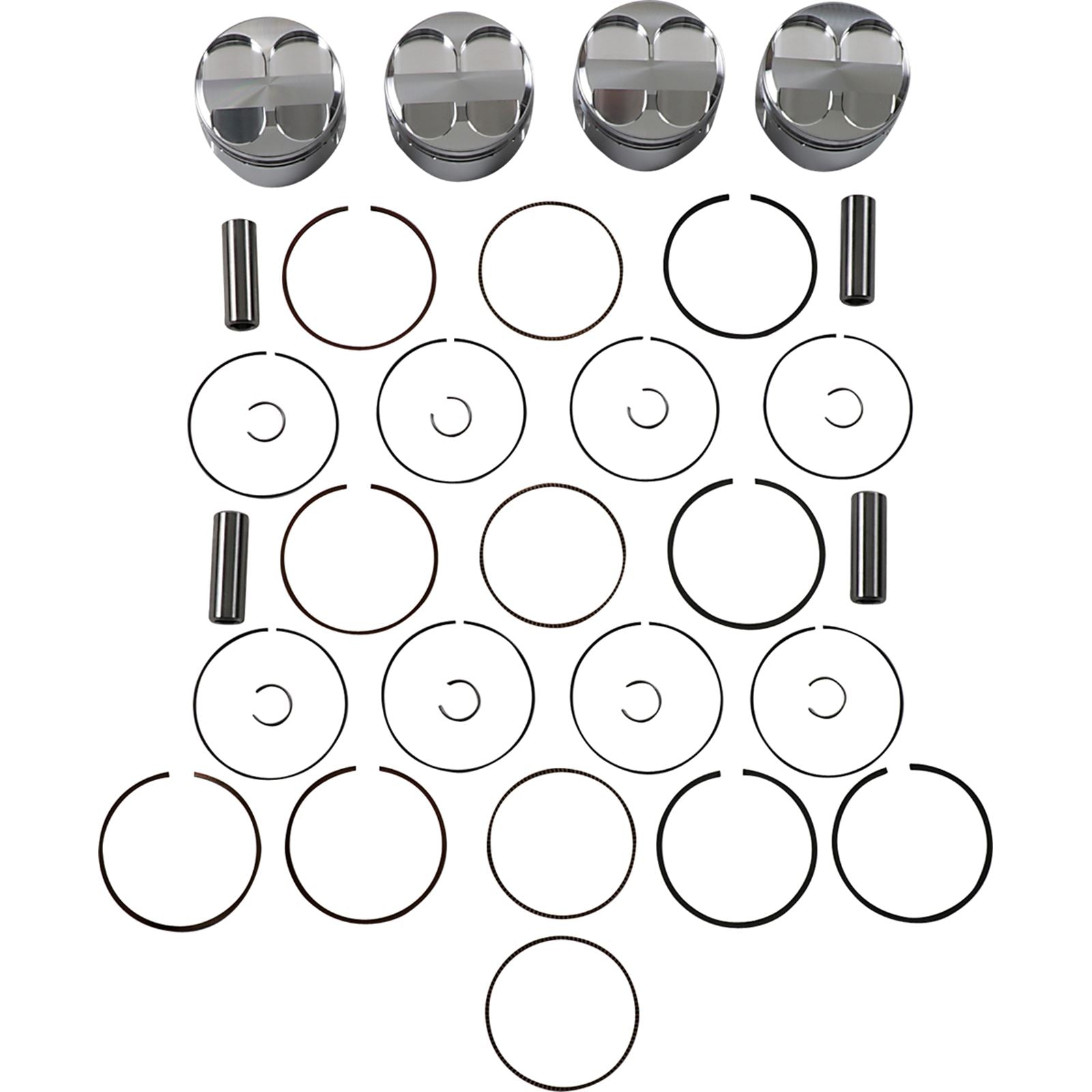 J.E. Pistons Piston Kit for Honda CBR900RR 1992-1999 138979_1089497