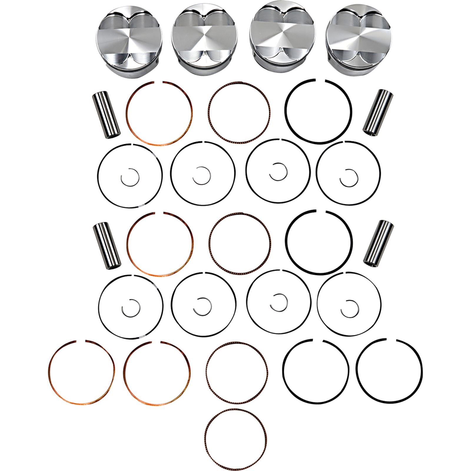J.E. Pistons Piston Kit for Suzuki GSX 1300 R Hayabusa 1999-2007 167679_1089505