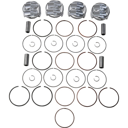J.E. Pistons Piston Kit for Kawasaki Ninja ZX-12 R 2000-2006 192315_1089461