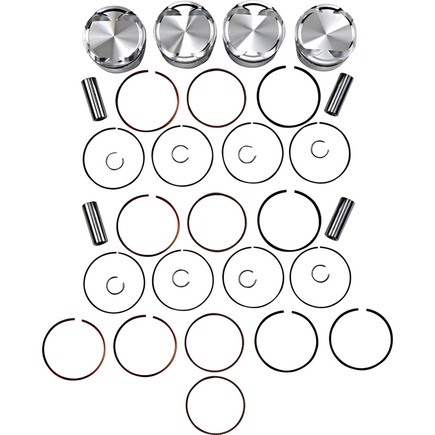 J.E. Pistons Piston Kit for Kawasaki Ninja ZX-12 R 2000-2006 222108_1089467