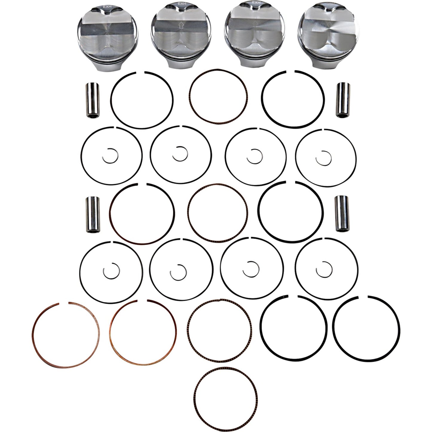 J.E. Pistons Piston Kit for Kawasaki Ninja ZX-10R 2004-2007 222111_1101890