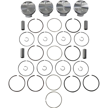J.E. Pistons Piston Kit for Kawasaki Ninja ZX-14 2006-2011 247621_1089471