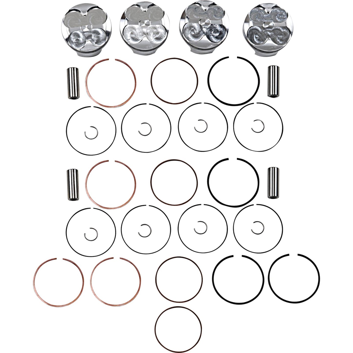 J.E. Pistons Piston Kit for Kawasaki Ninja ZX-6R 2003-2006 247622_1089472