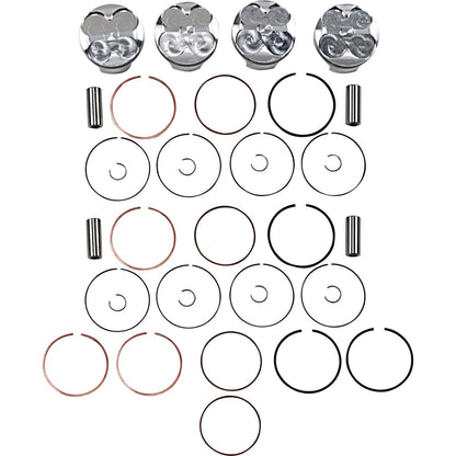 J.E. Pistons Piston Kit for Kawasaki Ninja ZX-6R 2003-2006 247622_1089472