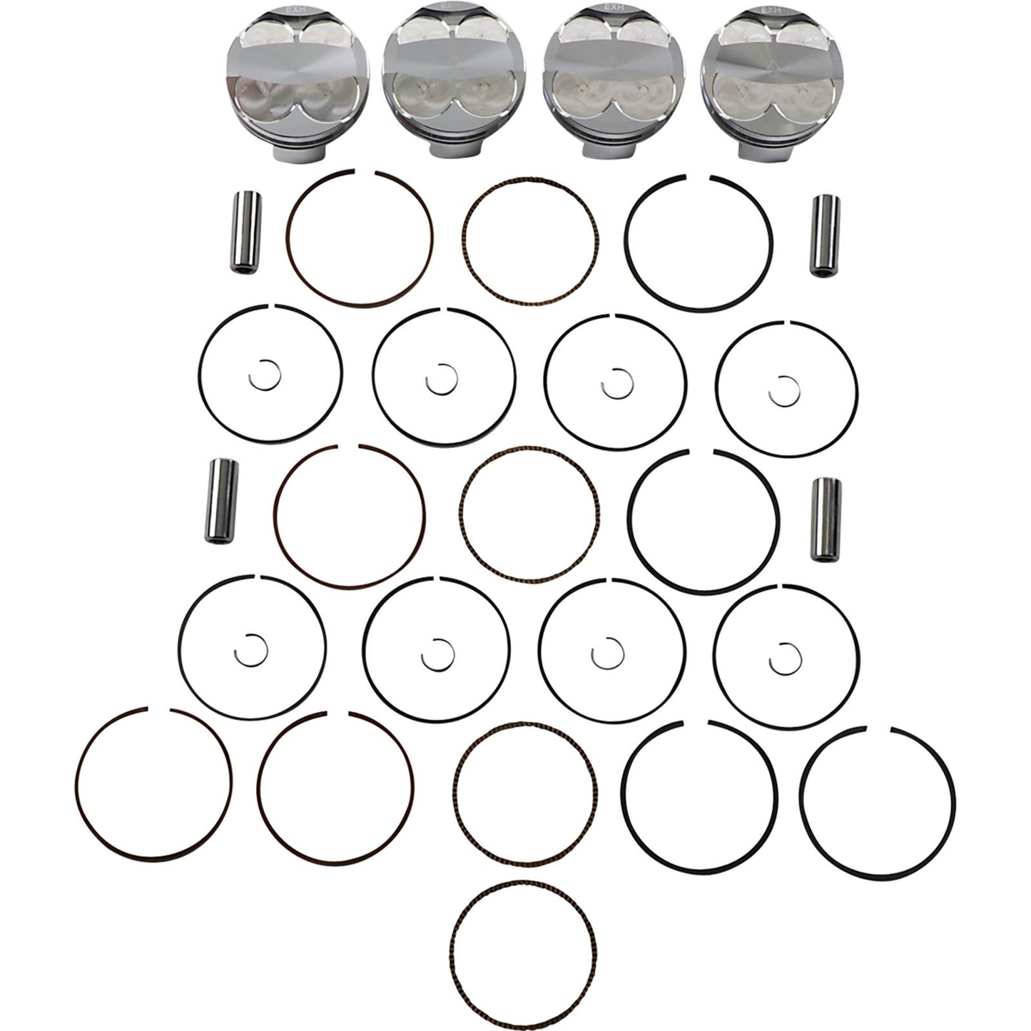 J.E. Pistons Piston Kit for Suzuki GSX-R 1000 2005-2008 247629_1089474