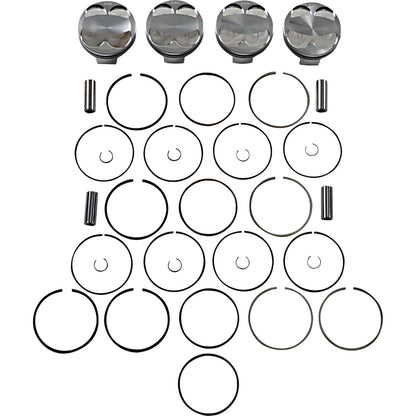 J.E. Pistons Piston Kit for Suzuki GSX-R 1000 2005-2008 247631_1089475