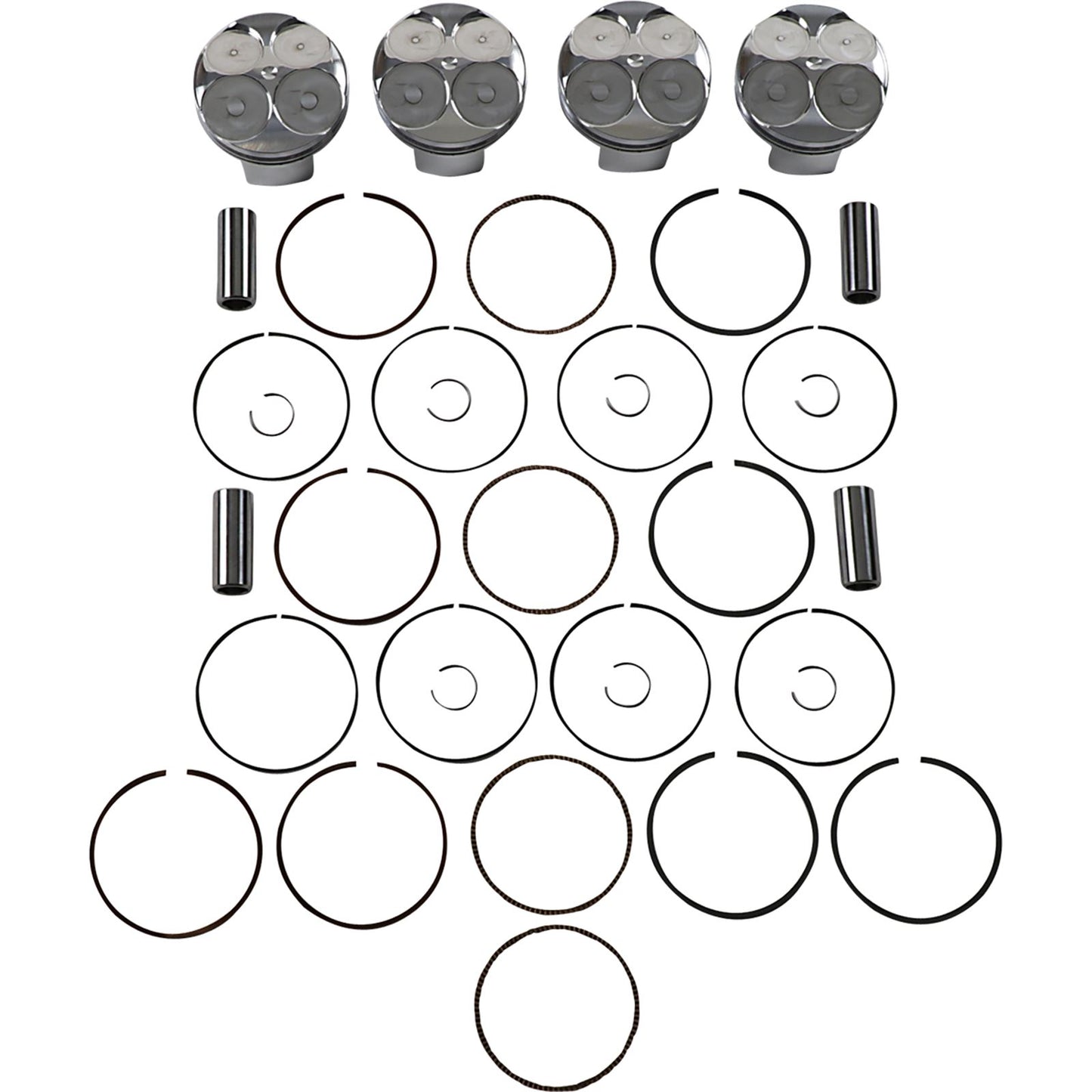 J.E. Pistons Piston Kit for Kawasaki Ninja ZX-12 R 2000-2006 261533_1089480