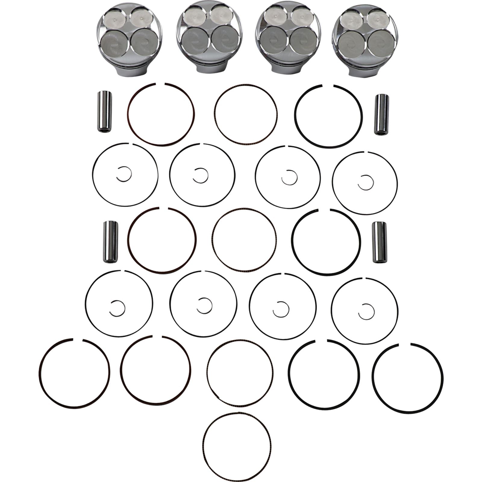 J.E. Pistons Piston Kit for Honda CBR600RR 2007-2016 262277_1089409