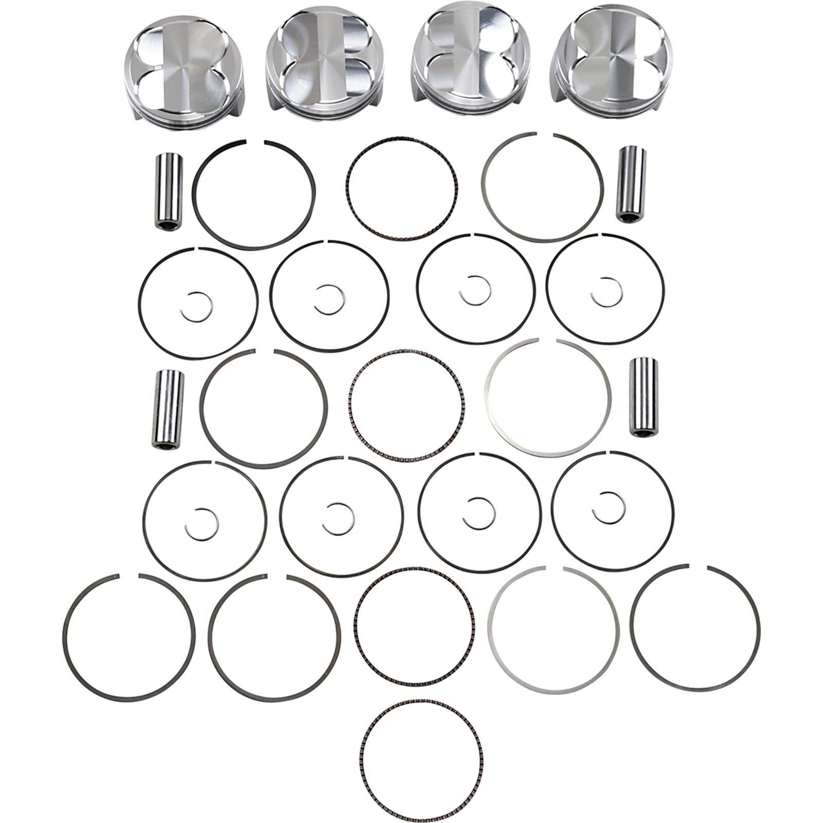 J.E. Pistons Piston Kit for Suzuki GSX 1300 R Hayabusa 1999-2007 262287_1089408