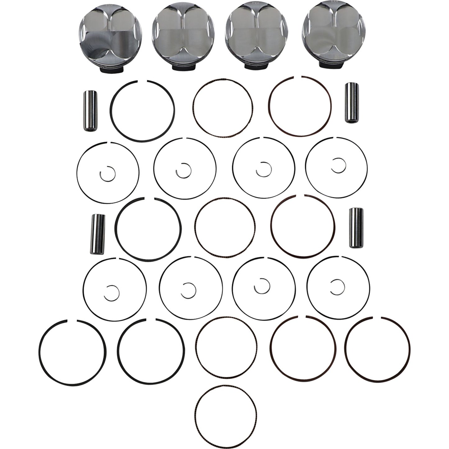 J.E. Pistons Piston Kit for Yamaha YZF-R6 2006-2014 262317_1089535