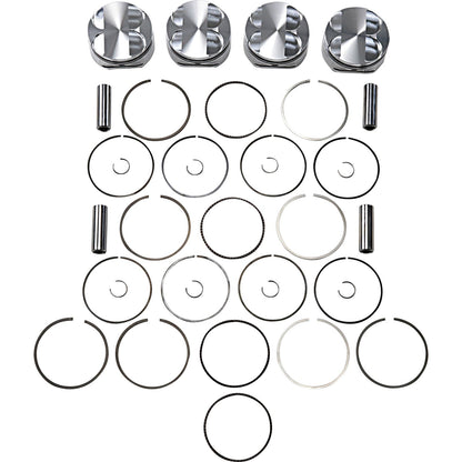 J.E. Pistons Piston Kit for Suzuki GSX 1300 R Hayabusa 2008-2014 274085_1089537