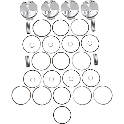 J.E. Pistons Piston Kit for Suzuki GSX 1300 R Hayabusa 2008-2014 274086_1089538