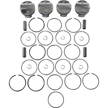 J.E. Pistons Piston Kit for Suzuki GSX 1300 R Hayabusa 2008-2014 274088_1089540