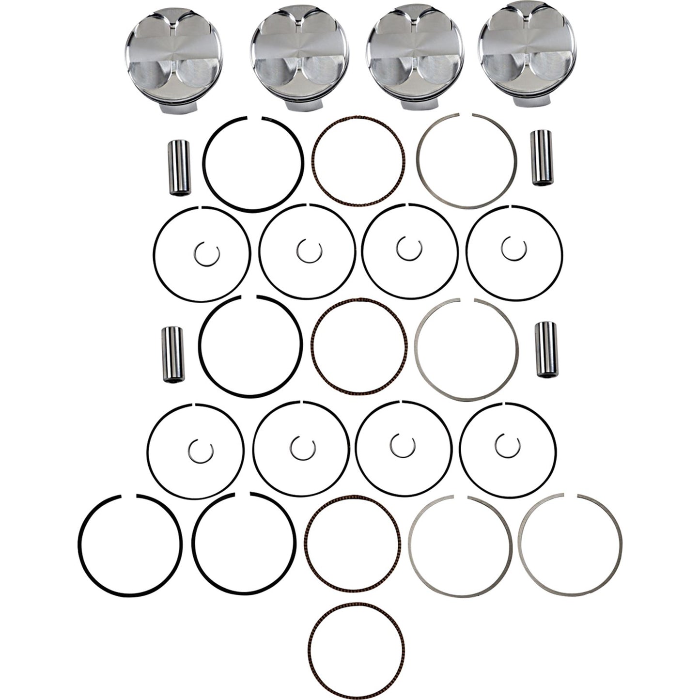 J.E. Pistons Piston Kit for Kawasaki Ninja ZX-10R 2008-2012 284718_1089546