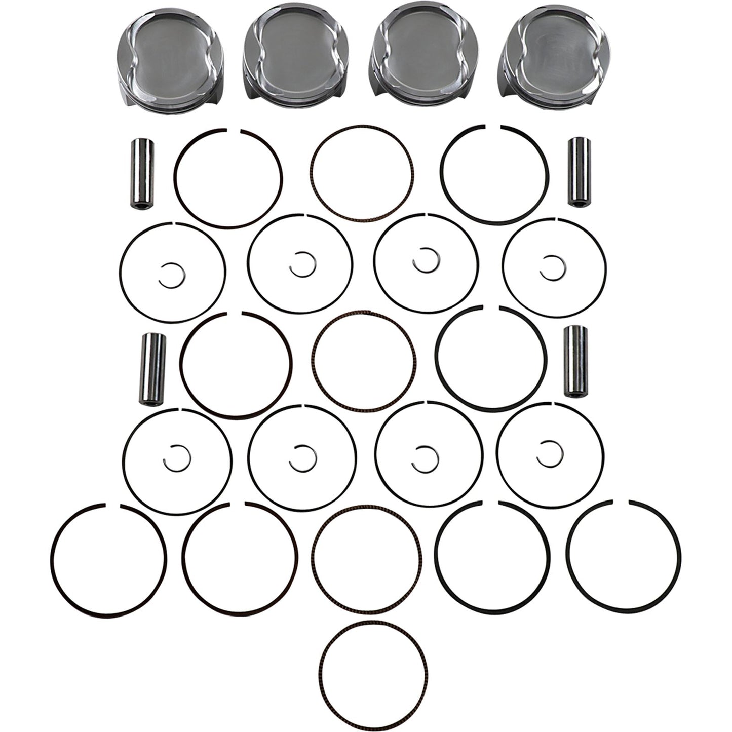 J.E. Pistons Piston Kit for Suzuki GSX 1300 R Hayabusa 2008-2014 300270_1089549