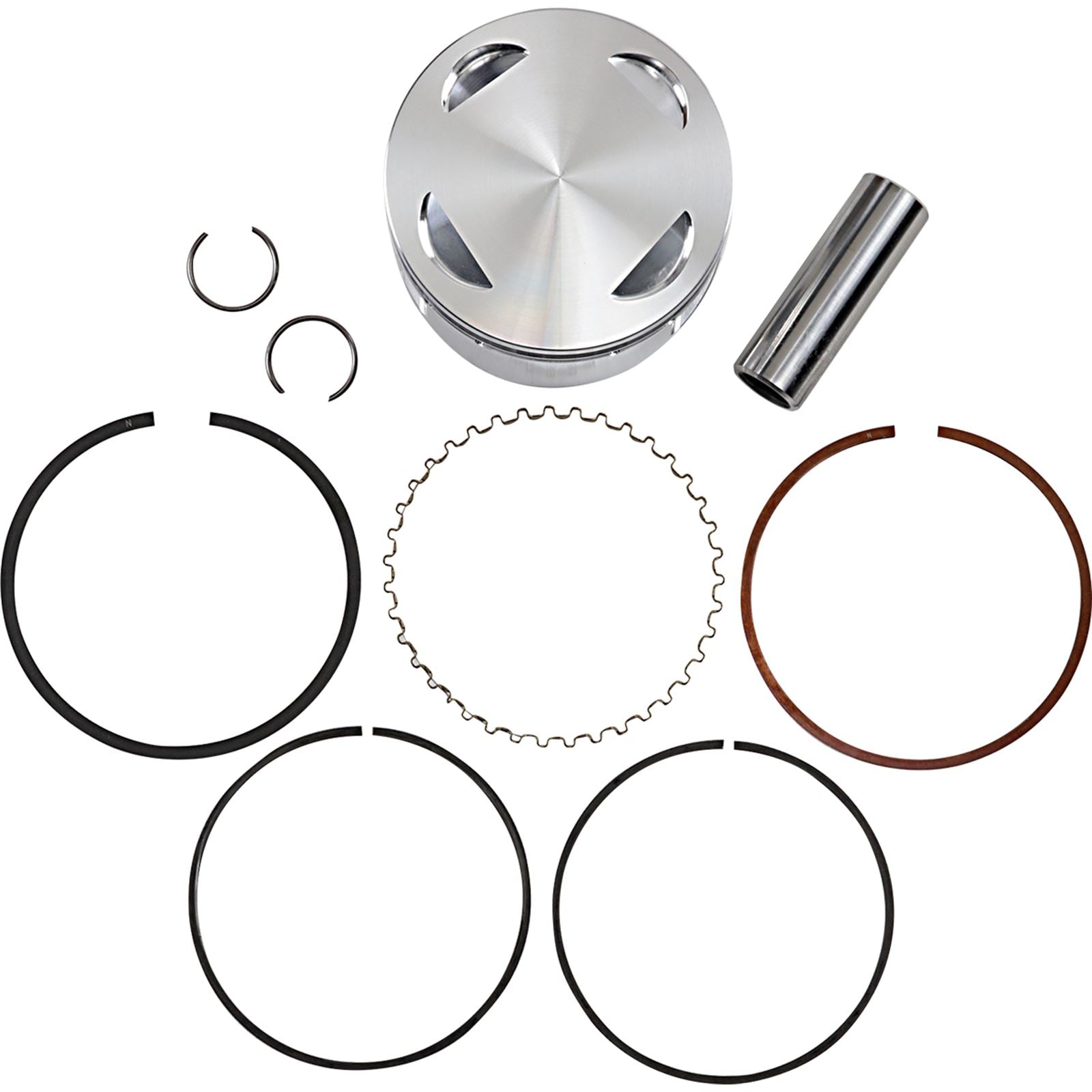 J.E. Pistons Piston Kit - 10.8:1 for Honda 128998_1049784