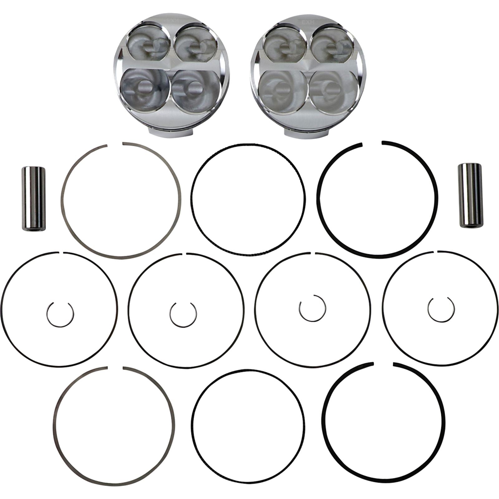 J.E. Pistons Piston Kit for Polaris 2011-2014 RZR XP 900 EFI 4x4 306373_1049824