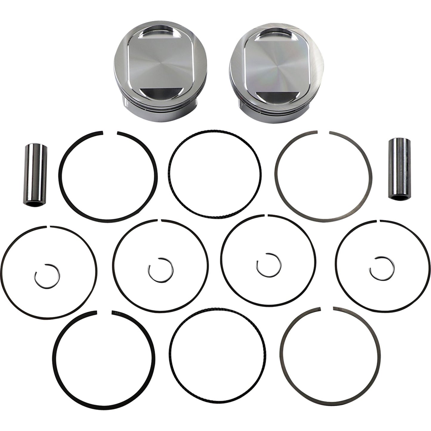 J.E. Pistons Piston Kit - 107" for Twin Cam 317211_1049831