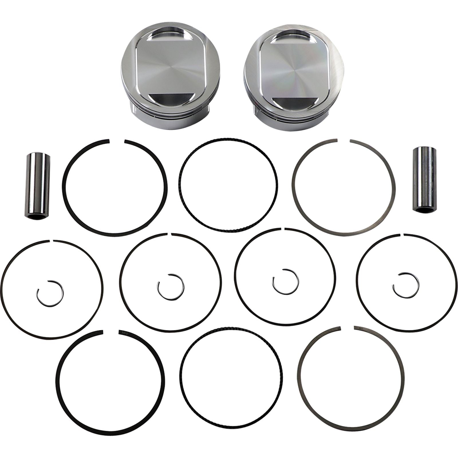 J.E. Pistons Piston Kit - 107" for Twin Cam 317211_1049831