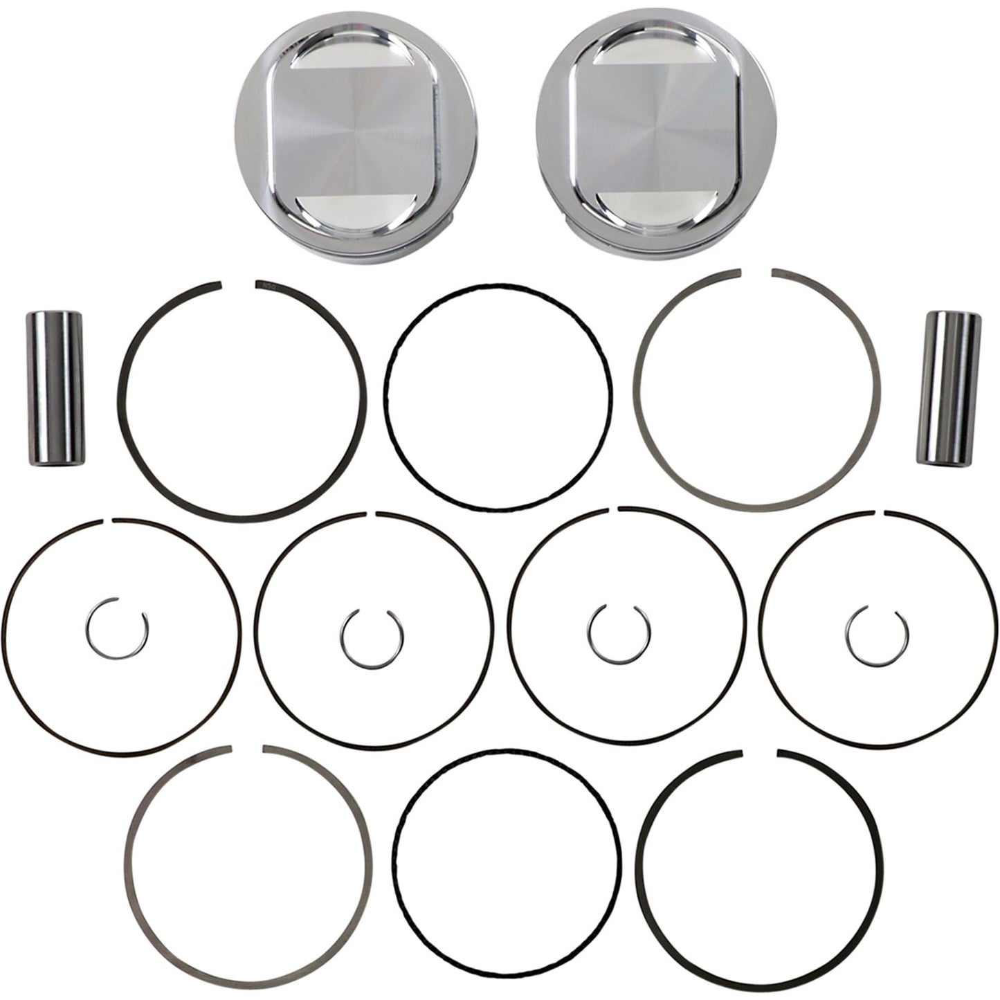 J.E. Pistons Piston Kit - 107" for Twin Cam 317212_1049832