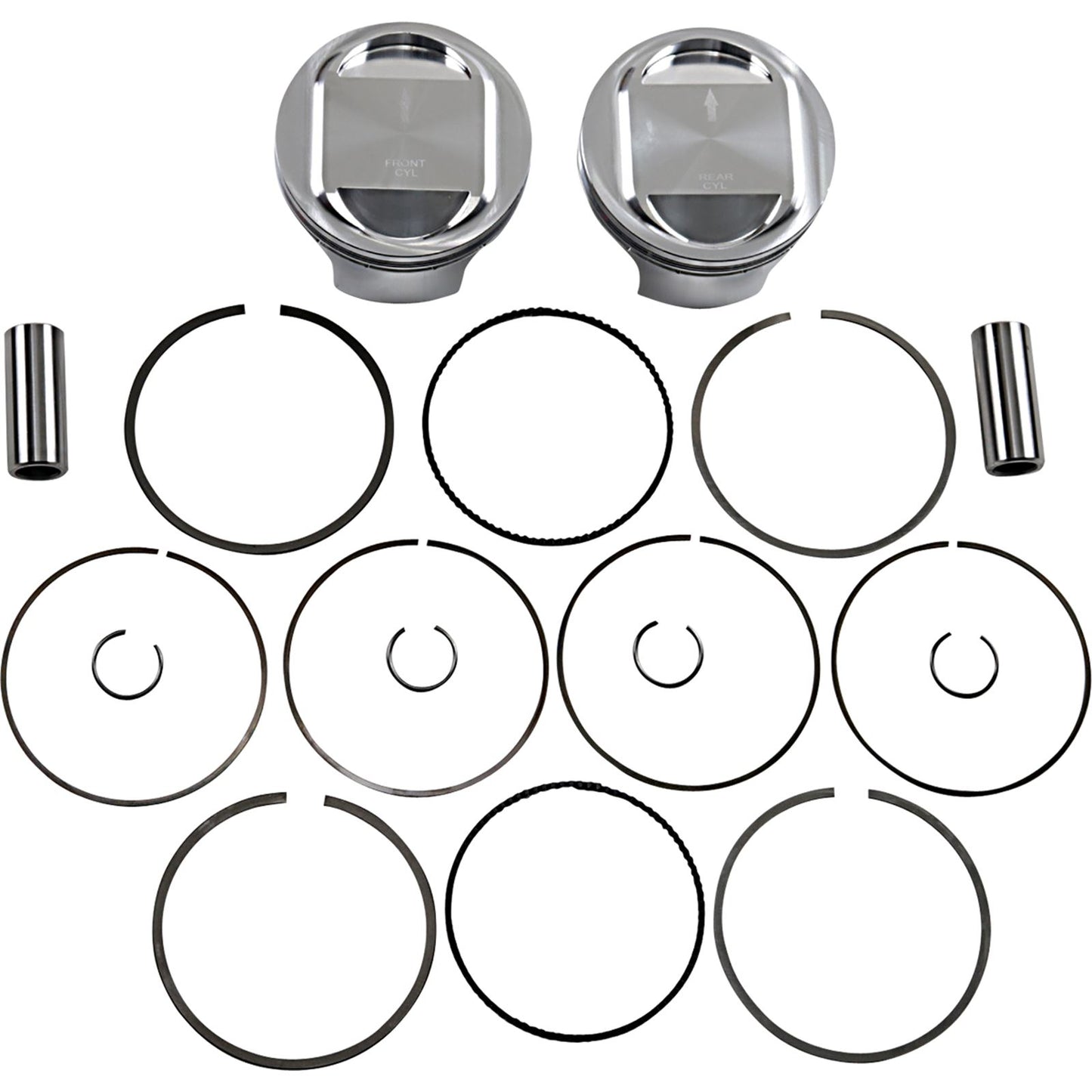 J.E. Pistons Piston Kit - 98" for Twin Cam 324722_1049835