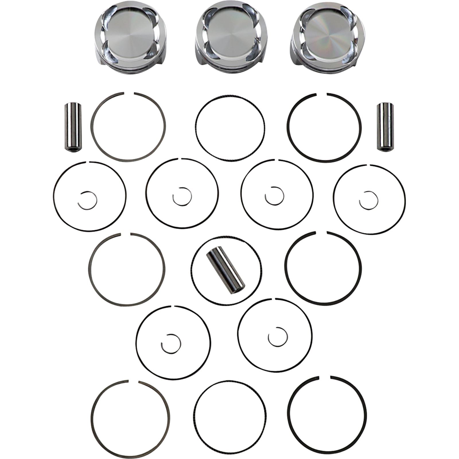 J.E. Pistons Piston Kit for Yamaha 2016-2019 YXZ 1000R 345192_1049770