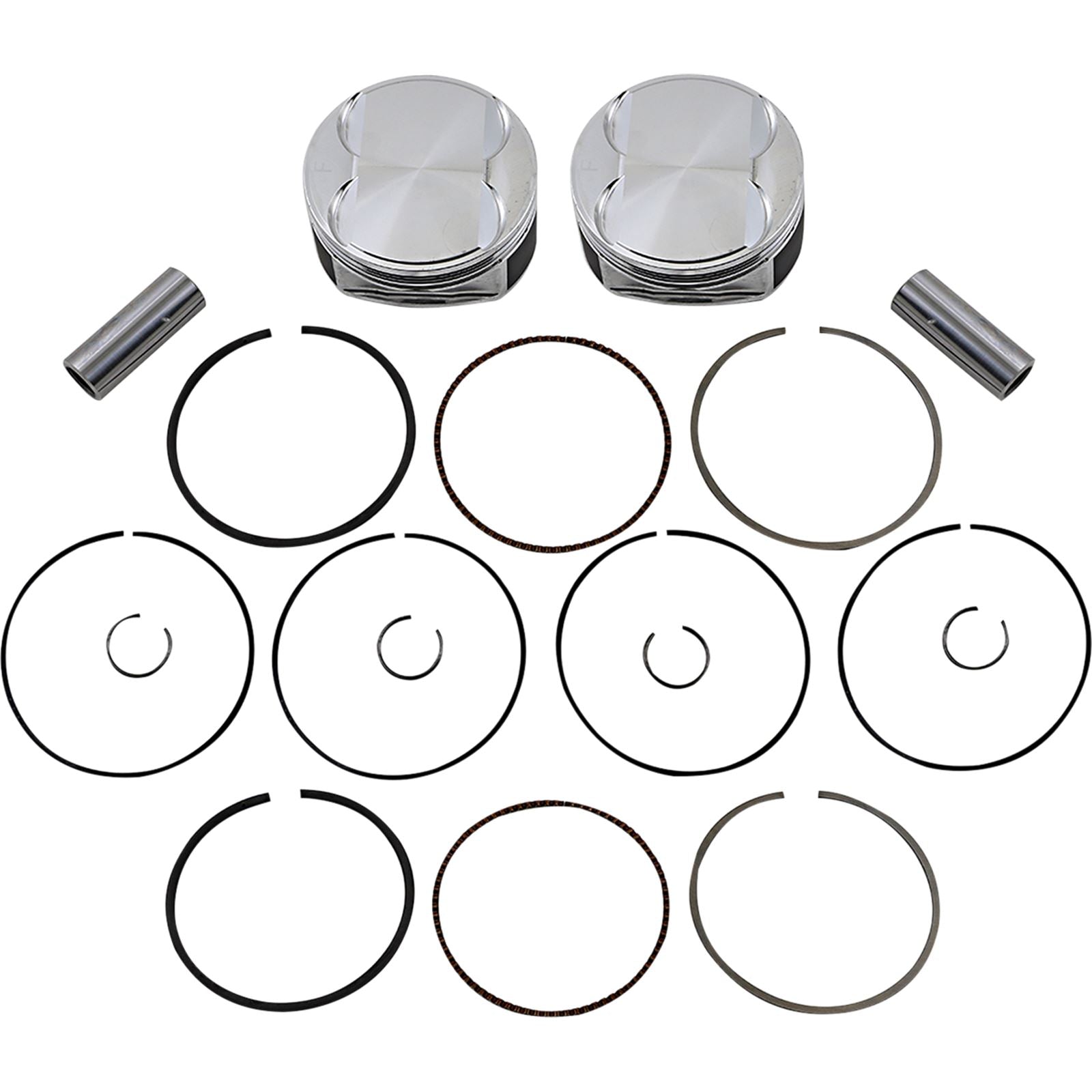 J.E. Pistons Piston Kit - M8 for Harley-Davidson 370248_1049904