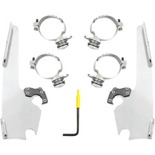 Memphis Shades Fats/Slim Winshield Trigger Lock Complete Mount Kit - Polished - XL MEK2054_1049935