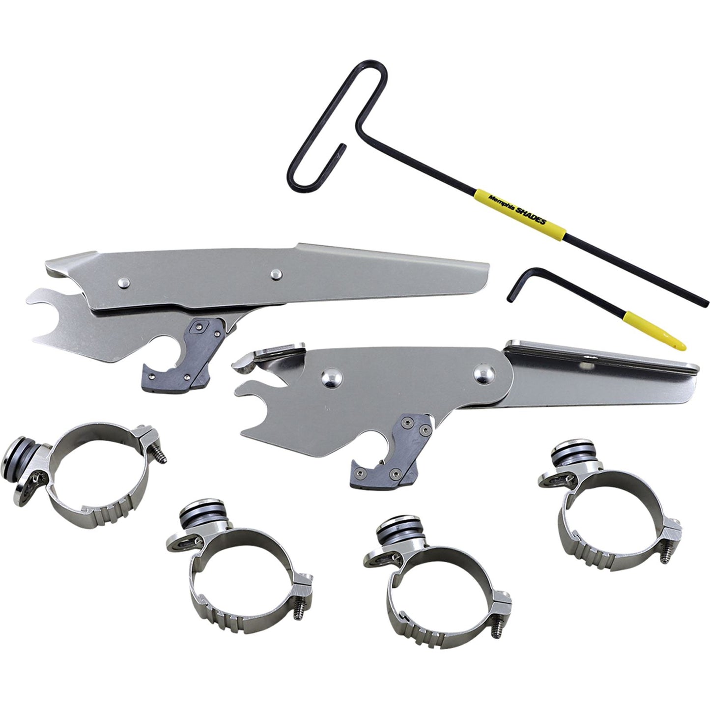 Memphis Shades Batwing - Mounting Kit - Polished - XL MEK2056_1049939