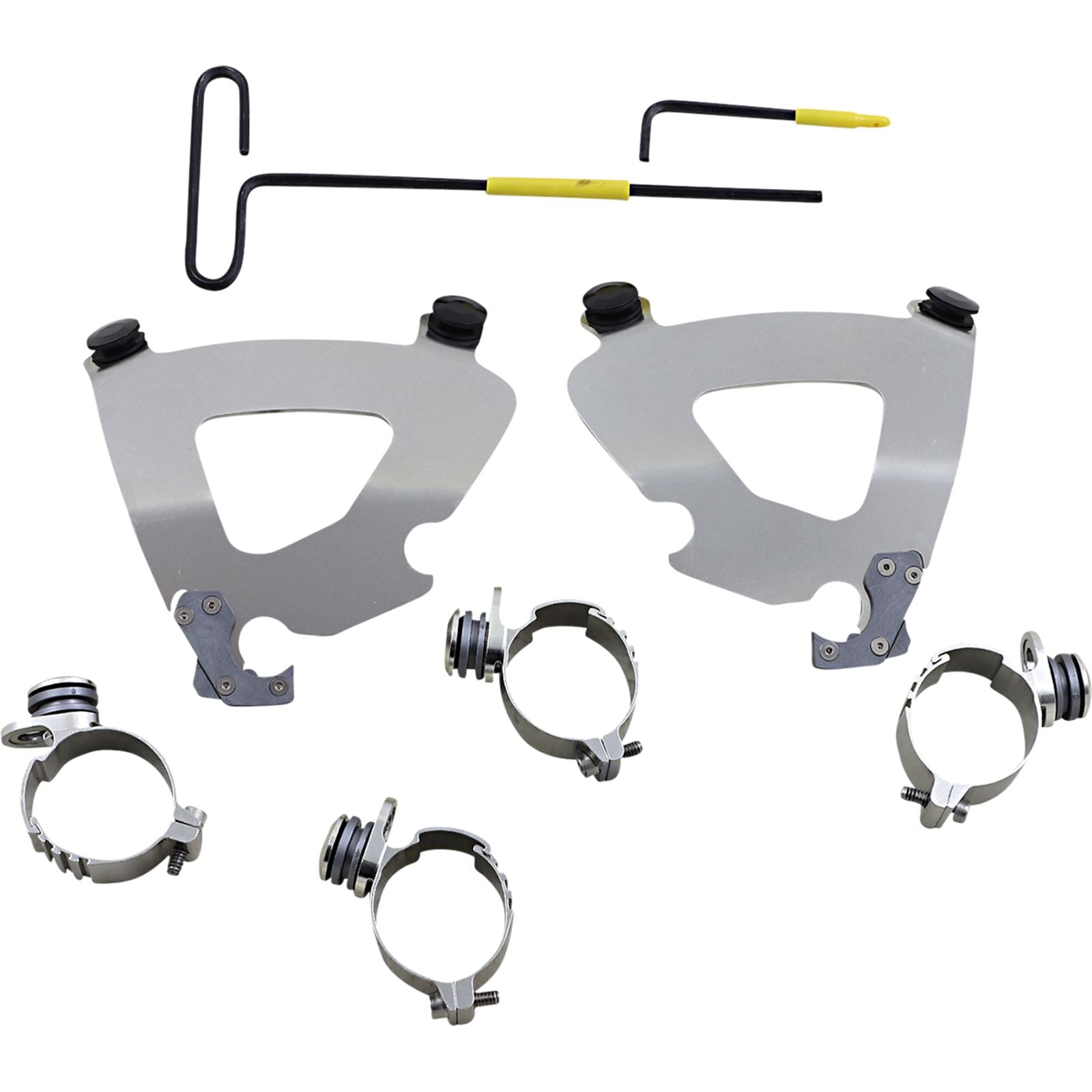 Memphis Shades Gauntlet Mounting Kit - Polished - XL MEK2057_1049941