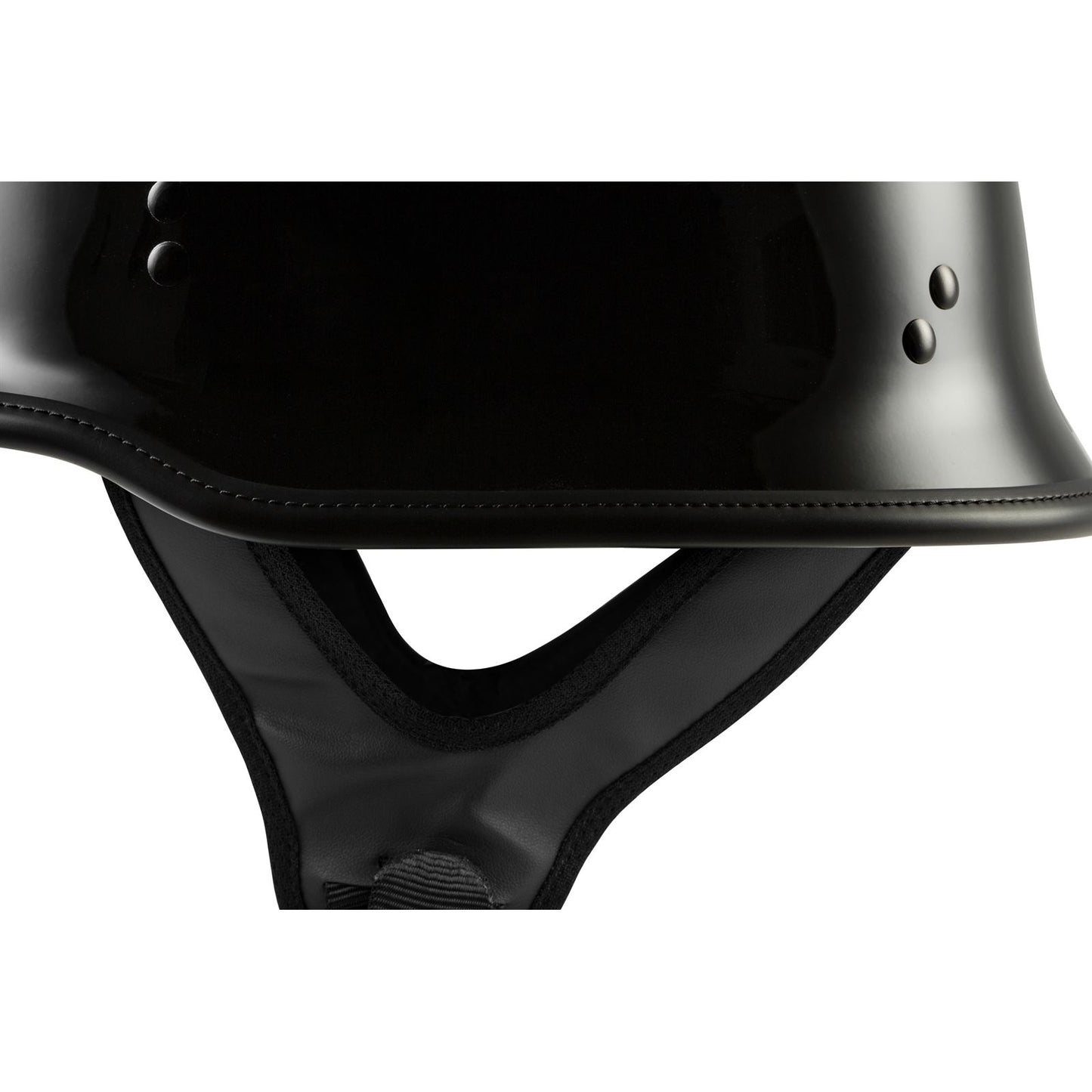 Highway 21 9MM German Beanie Helmet Gloss Black X-Small 77-1000XS_1008725